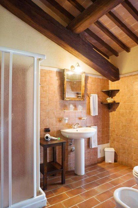Il bagno della camera Il Ponticello di Flora - Verona